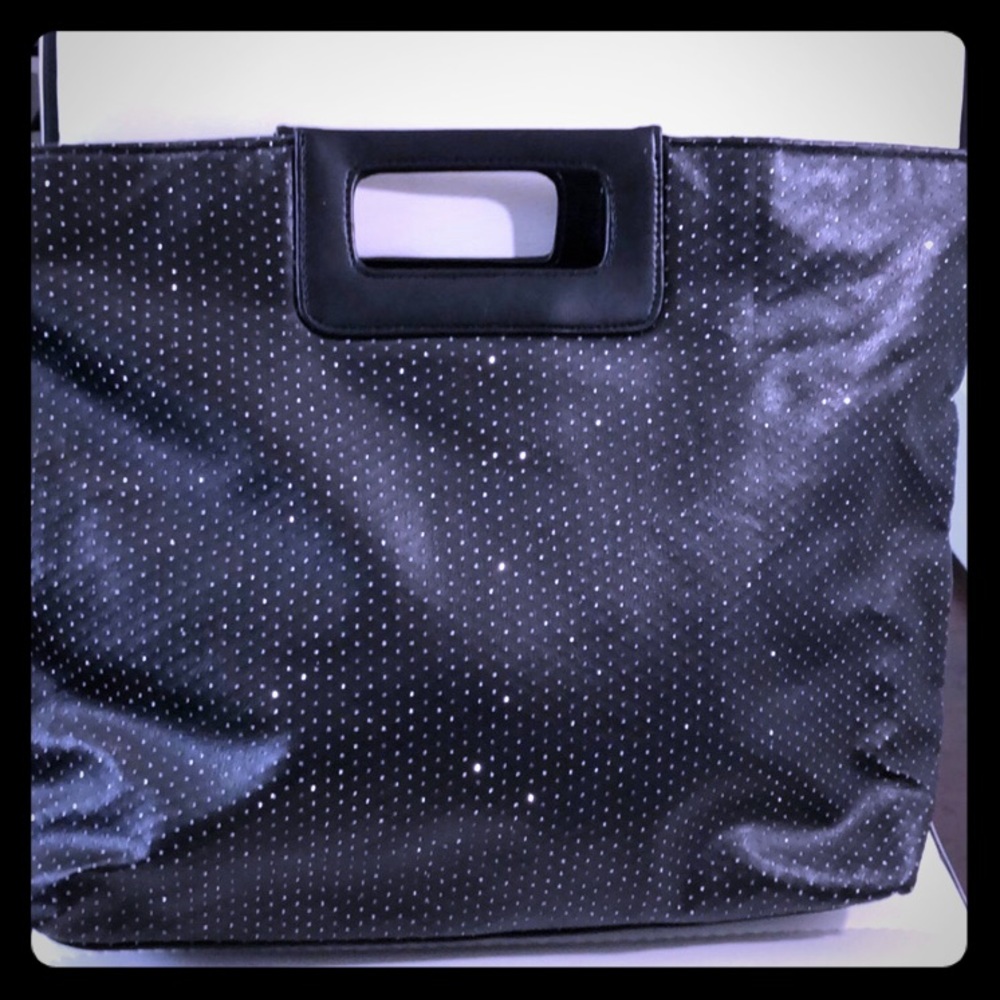 NWOT * Victoria Secret Black Sparkle Bag